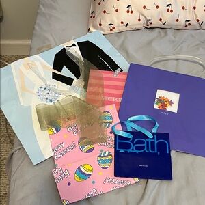 Colorful Gift Bags Set